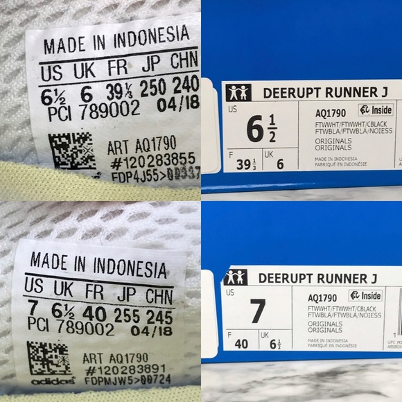 NEW Adidas Deerupt Runner White - Picture 7 of 7